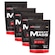 Kit Waxy Mass Bodybuilders - Morango - 3kg - 4 Unidades Morango
