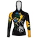 Camiseta de Pesca Go Fisher com Capuz e Proteção Solar Gocpzf 03 - Feminina PRETO
