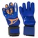 Luva de Goleiro de Campo Three Stars Palma Kick - Adulto AZUL/LARANJA