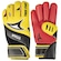 Luvas de Goleiro de Campo Three Stars Palma Titan - Adulto PRETO/AMARELO