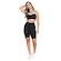 Conjunto Fitness Fristyle com Bermuda + Top + Feminino PRETO