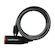 Cadeado com Chave Maxtrava 6 mm x 1000 mm PRETO