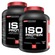 Kit Whey Protein Isolado Bodybuilders - Morango - 2kg - 2 potes Morango