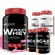Kit Bodybuilders Whey Protein Morango - 900g + 2x BCAA - 100g + 2x Creatina 100g MORANGO