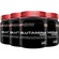 Kit Glutamina 100% Bodybuilders - 4 potes - 300g Natural