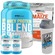 Kit 2x Whey Blend  BRN Fooods - Morango - 900g + BCAA 100g + Creatina 100g + Waxy Maize 800g + Coqueteleira - 600 ml MORANGO