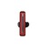 Sinalizador de bike TSW traseiro 50 lumens recarregável USB PRETO/VERMELHO