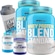 Kit 2x Whey Protein 900g Baunilha + Glutamina 250g + Creatina 100g + Coqueteleira - BRN Foods BAUNILHA