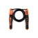 Corda de Pular com Contador de Giros Hidrolight LARANJA/PRETO