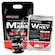 Kit Bodybuilders Hipercalórico Waxy Mass Morango 3kg + Whey Protein Morango 500g + BCAA 100g MORANGO + MORANGO