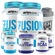 Kit Whey Protein BRN Foods - Morango - 900g - 2 Unidades + Creatina + Glutamina + BCAA + Coqueteleira MORANGO