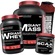 Kit Bodybuilders Hipercalórico Giant Mass Baunilha 3kg + Whey Protein Morango 900g + BCAA 250g + Coqueteleira 600ml BAUNILHA