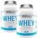 Kit Whey Protein BRN Foods - Morango - 900g - 2 Unidades MORANGO