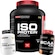 Kit Whey Protein Isolado Baunilha 2kg + BCAA 4.5 100g + Creatina 100g - Bodybuilders BAUNILHA