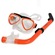 Kit de Mergulho Poker: Tinos com Snorkel + Máscara - Infantil LARANJA