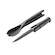 Talheres de Camping Invictus Normandia PRETO