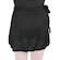 Saia Ballet Ritmus Transpassada Jersey - Adulto PRETO