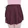 Saia Ballet Ritmus Transpassada Jersey - Adulto VINHO