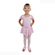 Collant para Ballet com Saia Ritmus Meia Manga Julieta - Infantil ROSA