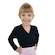 Bolero Ballet Casaquinho Ritmus Transpassado Poliamida - Infantil PRETO