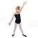 Collant para Ballet Ritmus Alças Finas Cinthia - Infantil PRETO