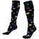 Meia Longa Hupi Love Pets Colors - 36 ao 42 - Adulto PRETO