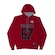 Blusão De Moletom Com Capuz Nba Houston Rockets Logo Canguru - Masculino VERMELHO