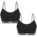 Kit Tops Fitness Puma Modal Stretch - 2 unidades - Feminino PRETO