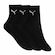 Meia Cano Médio Puma Esportiva - Adulto - 3 Pares PRETO