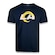 Camiseta New Era Masculina Los Angeles Rams Logo Time AZUL ESCURO