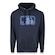 Blusão de Moletom com Capuz New Era MLB Space Glow Logoman - Masculino CINZA ESCURO