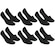 Meia Selene Sapatilha Invisível - Feminino - 6 Pares PRETO