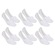 Meia Selene Sapatilha Invisível - Feminino - 6 Pares BRANCO