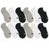Meia Puma Sapatilha Esportiva - Feminina - 12 Pares CINZA MESCLA