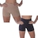 Kit de Calcinhas Boxer Selene Redutora Sem Costura - Adulto - 2 Unidades BEGE/PRETO