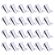 Meia Puma Logo - Adulto - 24 Pares BRANCO/PRETO