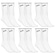 Kit Meias Puma Esportiva Cano Longo - 6 pares - Masculina BRANCO
