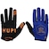 Luva para Ciclismo Hupi Dedo Longo Enjoy AZUL/LARANJA