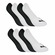 Meia Puma Invisível - Adulto - 8 Pares BRANCO/PRETO