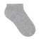 Meia Selene Sapatilha Esportiva - Adulto - 3 Pares CINZA MESCLA