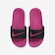 Chinelo Nike Kawa Slide - Infantil PRETO/ROSA