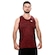 Camiseta Regata Esporte Legal Rajada Plank - Masculina VERMELHO/PRETO