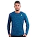 Camisa Manga Longa Esporte Legal Rajada Plank UV45 - Masculina AZUL/PRETO
