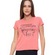 Camiseta Rola Moça Ultracool Touch Bio - Feminina ROSA/PRETO