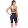 Top Fitness com Bojo Rola Moça Compression - Adulto PRETO
