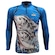 Camiseta de Pesca Manga Longa King Brasil Tilápia Proteção UV50+ - Masculina AZUL