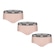 Kit de Calcinhas Boxer Puma Mini - Adulto - 3 Unds ROSA/PRETO
