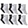 Meia Puma Esportiva Cano Médio - Feminina - 18 Pares CINZA MESCLA