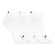 Kit de Meias Puma Sapatilha Esportiva com 3 Pares - 34 a 38 - Adulto BRANCO