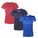 Kit 3 Camisetas Penalty X - Feminino VERMELHO/AZUL ESC